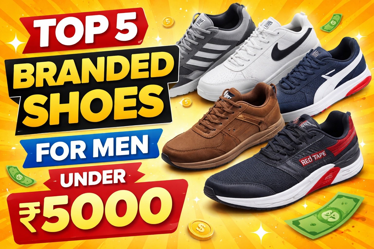 branded shoes for men under 5000