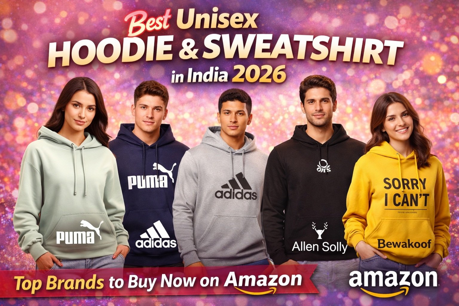 🧥 Best Unisex Hoodie and Sweatshirt in India 2026 – Top Brands & Styles